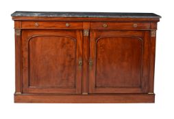 A Victorian mahogany side cabinet