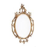 A George III giltwood wall mirror, circa 1770