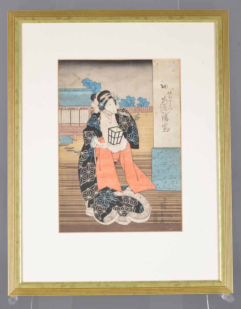 Kunisada, Toyokuni III, Kunichika, Shigeyoshi () and Others: A Collection of Japanese Ukiyo-e woodbl - Image 4 of 4