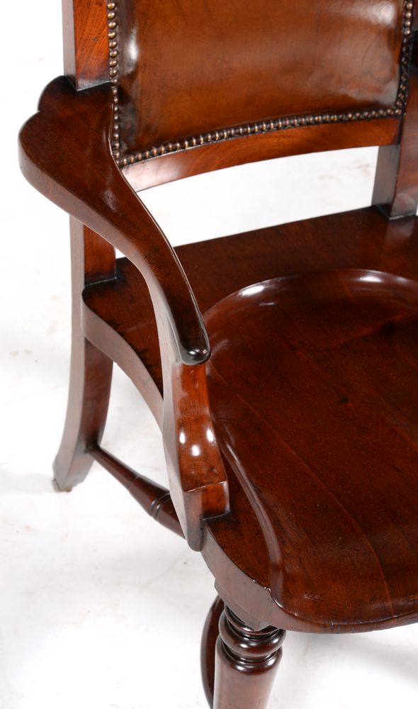 An early Victorian desk chair - Image 3 of 3