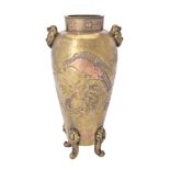 A Japanese Bronze Vase