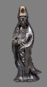 A Japanese Bronze Figure of Kannon