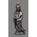 A Japanese Bronze Figure of Kannon