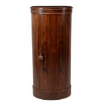 ϒ A rosewood dining pedestal