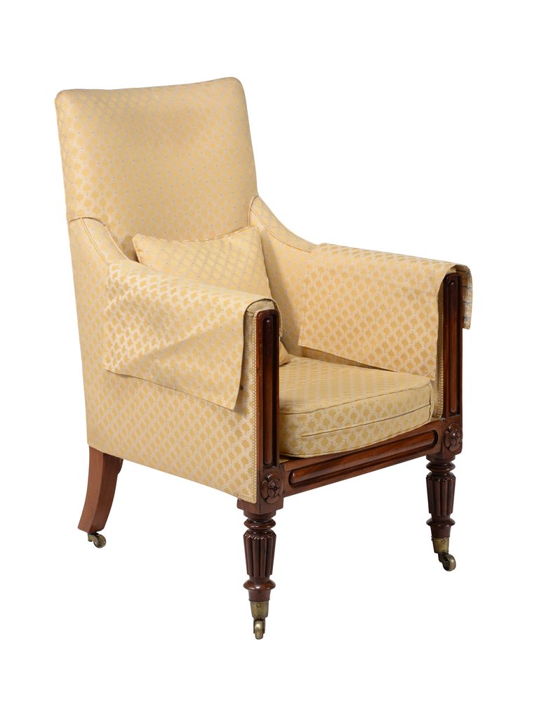 A Regency mahogany armchair