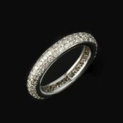 A diamond eternity ring