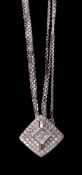 A diamond pendant