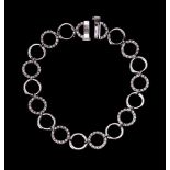 A diamond bracelet