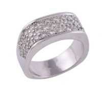 A diamond dress ring