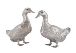 A pair of Continental models of ducks