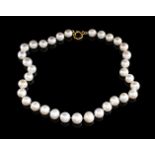 A South Sea cultured pearl necklace