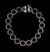 A diamond bracelet