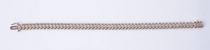 A diamond bracelet