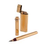 Cartier, a gilt metal fountain pen