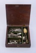 A collection of silver mainly small flatware