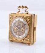 Ebel, Gilt metal alarm clock