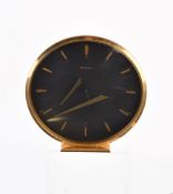 Jaeger LeCoultre, a gilt metal 8 day clock