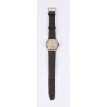 Tavannes,9 carat gold wrist watch