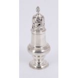 An early George III silver ogee baluster sugar caster by Jabez Daniell & James Mince