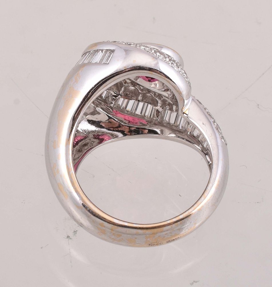 A ruby and diamond dress ring - Image 2 of 2