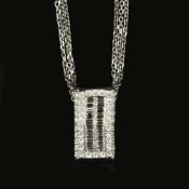 A diamond necklace