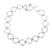 A diamond bracelet