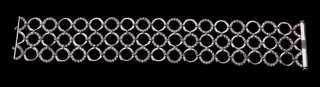 A diamond bracelet