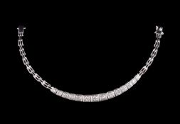 A diamond bracelet