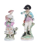 Two Derby figures