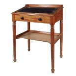 A Victorian satinwood lectern or clerks desk