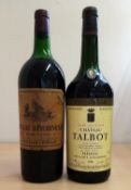 1969 Chateau Beycheville/1966 Chateau Talbot, St Julien