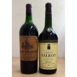 1969 Chateau Beycheville/1966 Chateau Talbot, St Julien