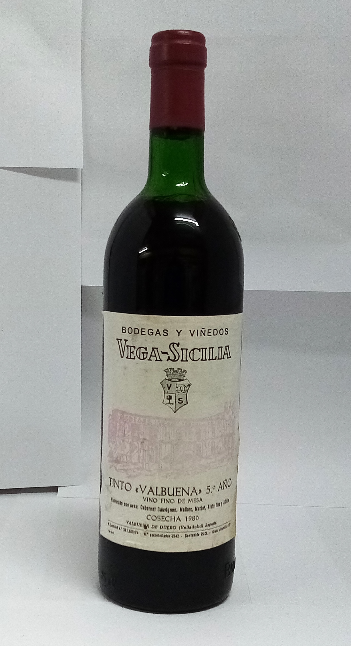 1980 Valbuena No.5, Vega Sicilia