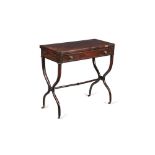 ϒ A Regency rosewood small card table, circa 1815