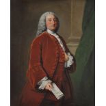 Circle of William Hoare of Bath (British 1706-1799) Portrait of John Roberts (c.1711-1772)