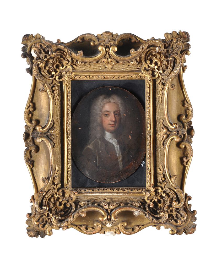 British School (circa 1730) Portrait of a gentleman - Image 2 of 3