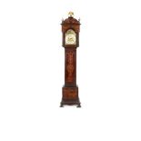 ϒ An amboyna and marquetry veneered eight-day longcase clock, Batty Storr, York, circa 1760