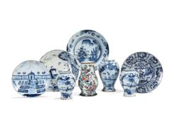 A selection of Dutch Delft, various dates 18th & 19th centuries