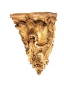 A giltwood wall bracket, in George III style