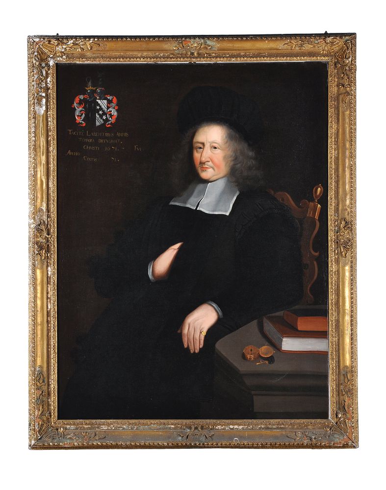 Flemish School (17th century) Portrait of a judge, three-quarter-length, seated - Image 2 of 4