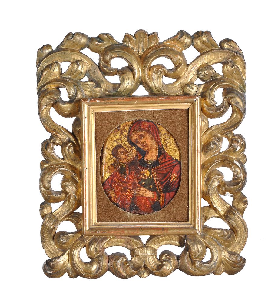 Greek Provincial school (late 19th/early 20th century), icon of the Mother of God Hodegetria, in 16t