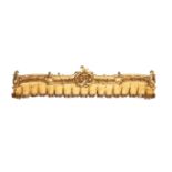 A William IV carved giltwood pelmet, circa 1830