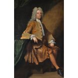 Joseph Highmore (British 1692-1780) Portrait of Sir Thomas Heath (d. 1741) full-length, in a brown c