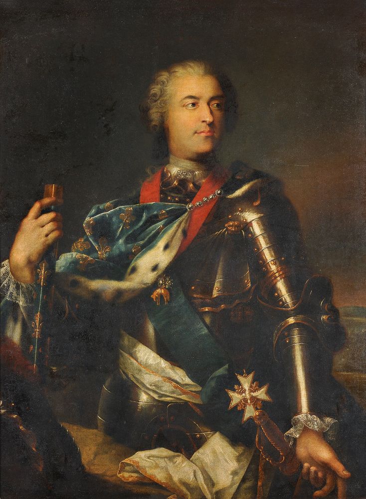 Circle of Jean-Baptiste Van Loo (French 1684-1745)Portrait of King Louis XV (1710-1774)