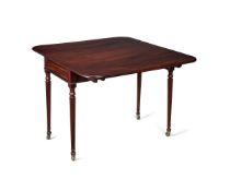 A Regency mahogany Pembroke table, circa 1820 attributed to Gillows