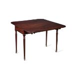 A Regency mahogany Pembroke table, circa 1820 attributed to Gillows