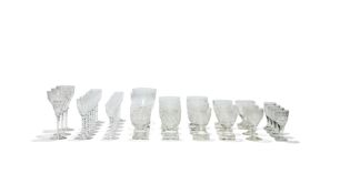 A selection of drinking glass, various dates mostly 20th century