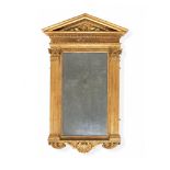 An Irish George II carved and gilt-gesso pier mirror, possibly by John and Francis Booker, circa 174