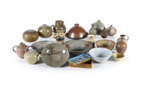 A collection of Stoneware Studio Pottery