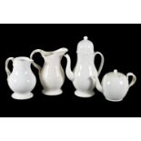 Four items of English creamware